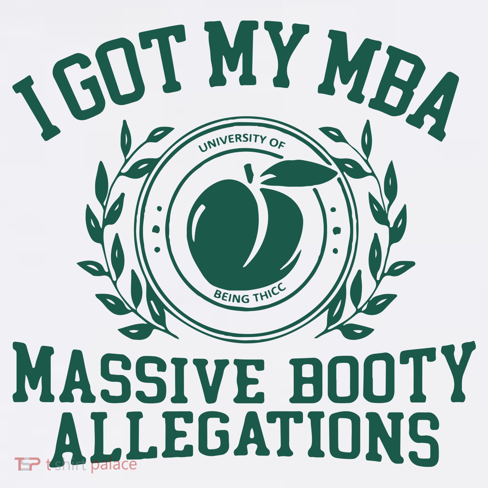I Got My Mba Massive Booty Allegations Mousepad
