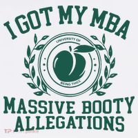 I Got My Mba Massive Booty Allegations Kids Hoodie thumb 5