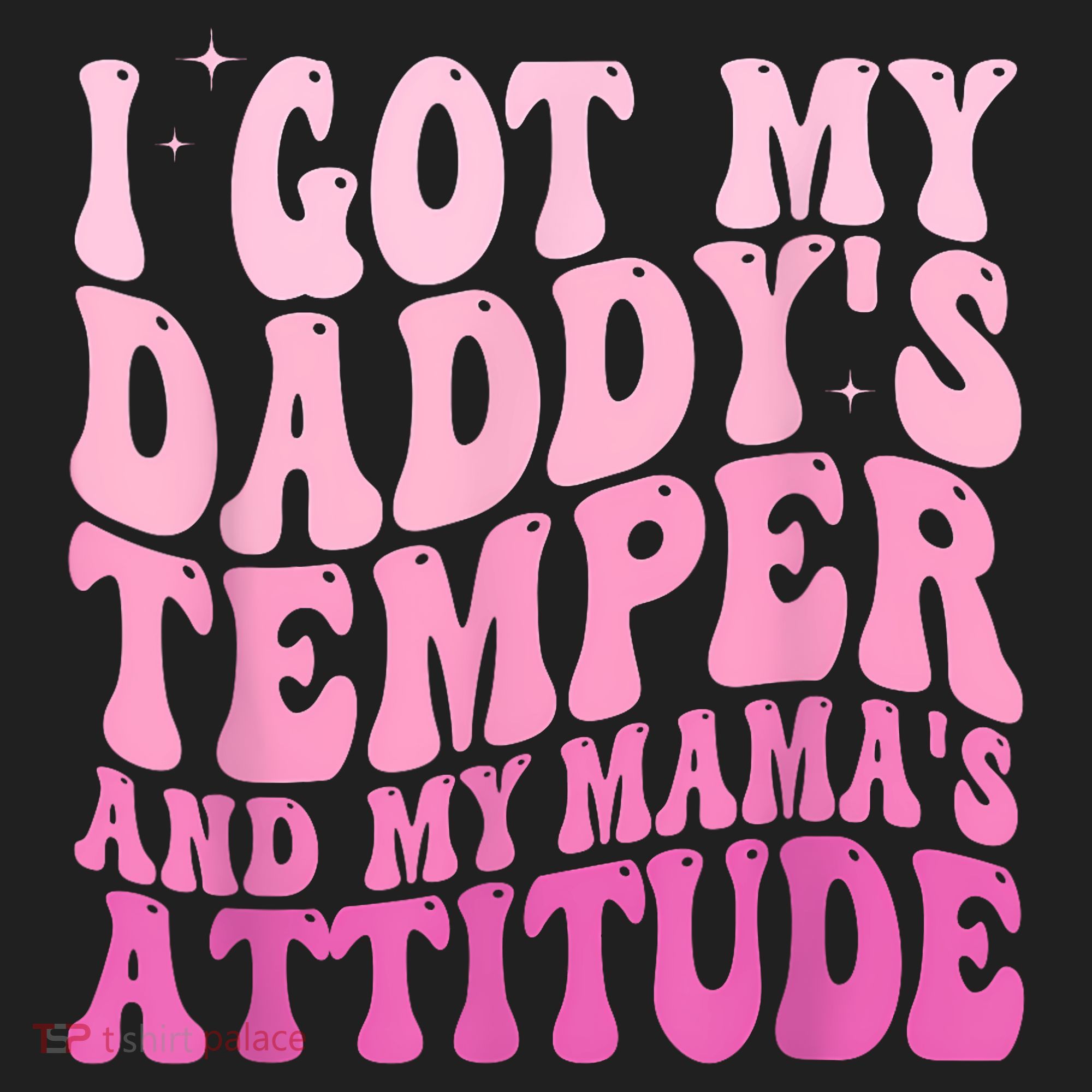 I Got My DaddyS Temper And My MamaS Attitude Adult Drive Performance Visor