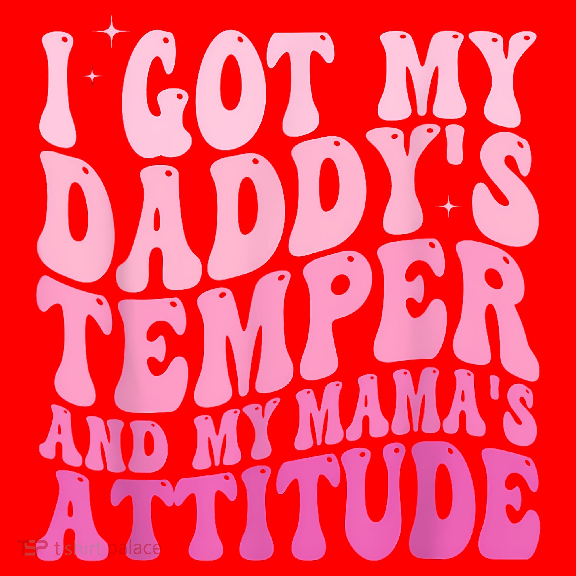 I Got My DaddyS Temper And My MamaS Attitude Santa Hat