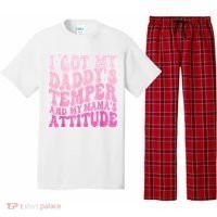 I Got My DaddyS Temper And My MamaS Attitude Pajama Set thumb 0