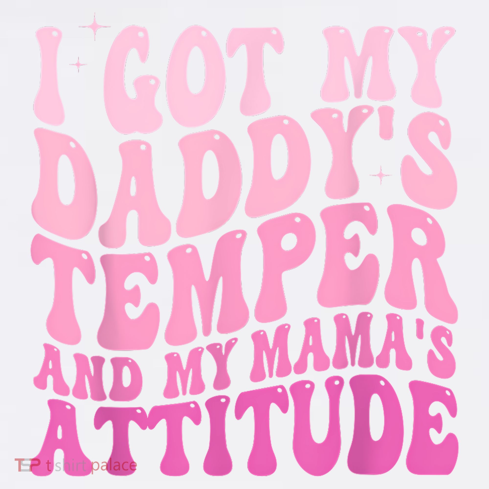 I Got My DaddyS Temper And My MamaS Attitude Visor
