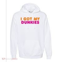 I Got My Dunkies Slang Coffee Ive Got My Dunkies Boston Comfort Colors Garment-Dyed Hooded Sweatshirt thumb 0
