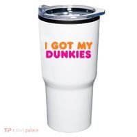 I Got My Dunkies Slang Coffee Ive Got My Dunkies Boston Tumbler thumb 0