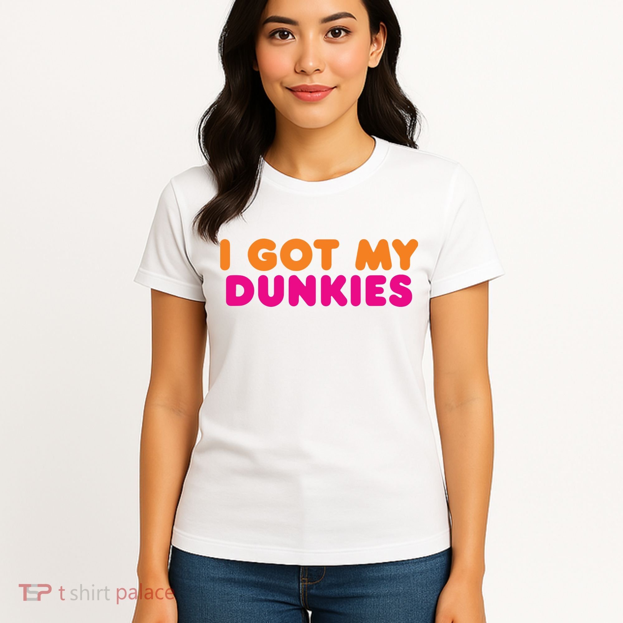 I Got My Dunkies Slang Coffee Ive Got My Dunkies Boston Women's T-Shirt