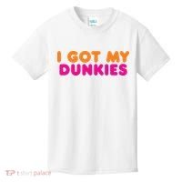 I Got My Dunkies Slang Coffee Ive Got My Dunkies Boston Kids T-Shirt thumb 0