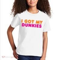 I Got My Dunkies Slang Coffee Ive Got My Dunkies Boston Kids T-Shirt thumb 2