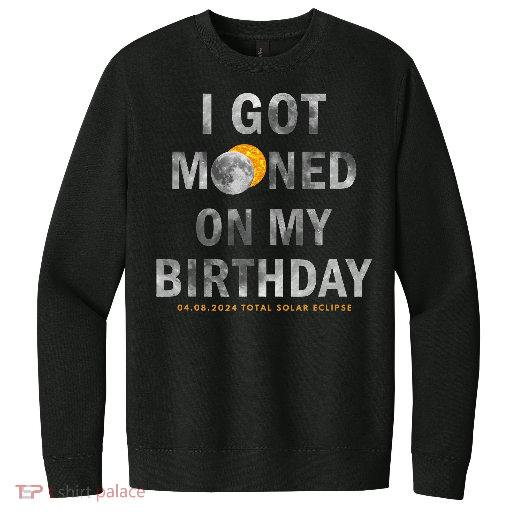 I Got Mooned On My Birthday V.I.T. Fleece Crew Sweatshirt