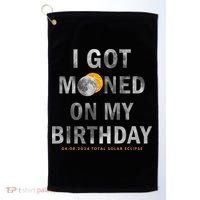I Got Mooned On My Birthday Golf Towel thumb 0