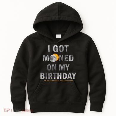 I Got Mooned On My Birthday Kids Hoodie