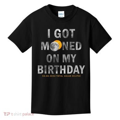 I Got Mooned On My Birthday Kids T-Shirt