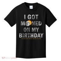 I Got Mooned On My Birthday Kids T-Shirt thumb 0