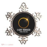 I Got Mooned 4.08.24 Total Solar Eclipse 2024 Ornament thumb 0