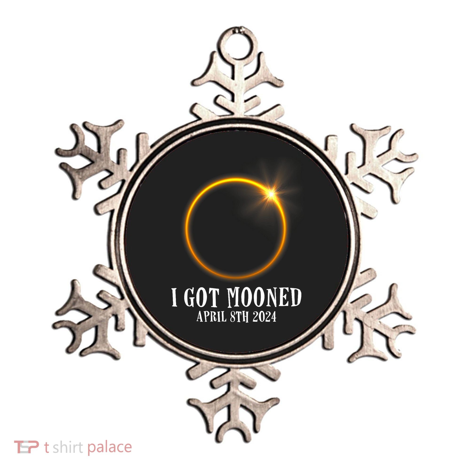 I Got Mooned 4.08.24 Total Solar Eclipse 2024 Ornament