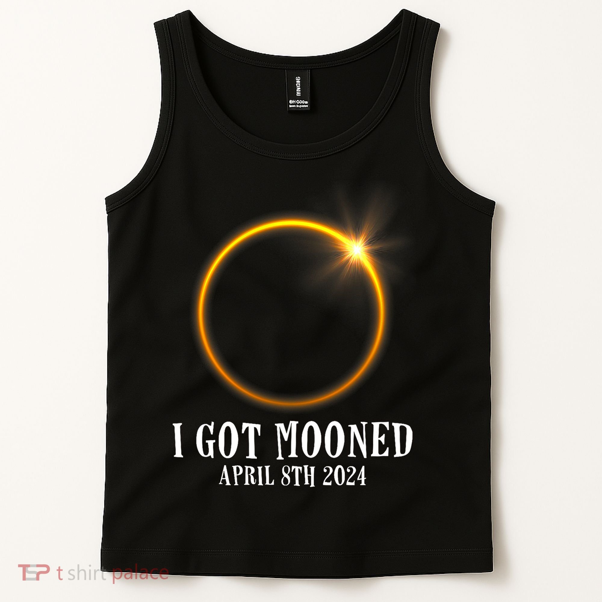 I Got Mooned 4.08.24 Total Solar Eclipse 2024 Tank Top