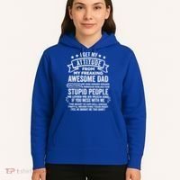 I Get My Attitude From My Dad Funny Gift Hoodie thumb 5