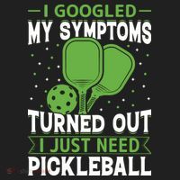 I Googled My Symptoms I Just Need Pickleball Women's Sweatshirt thumb 2