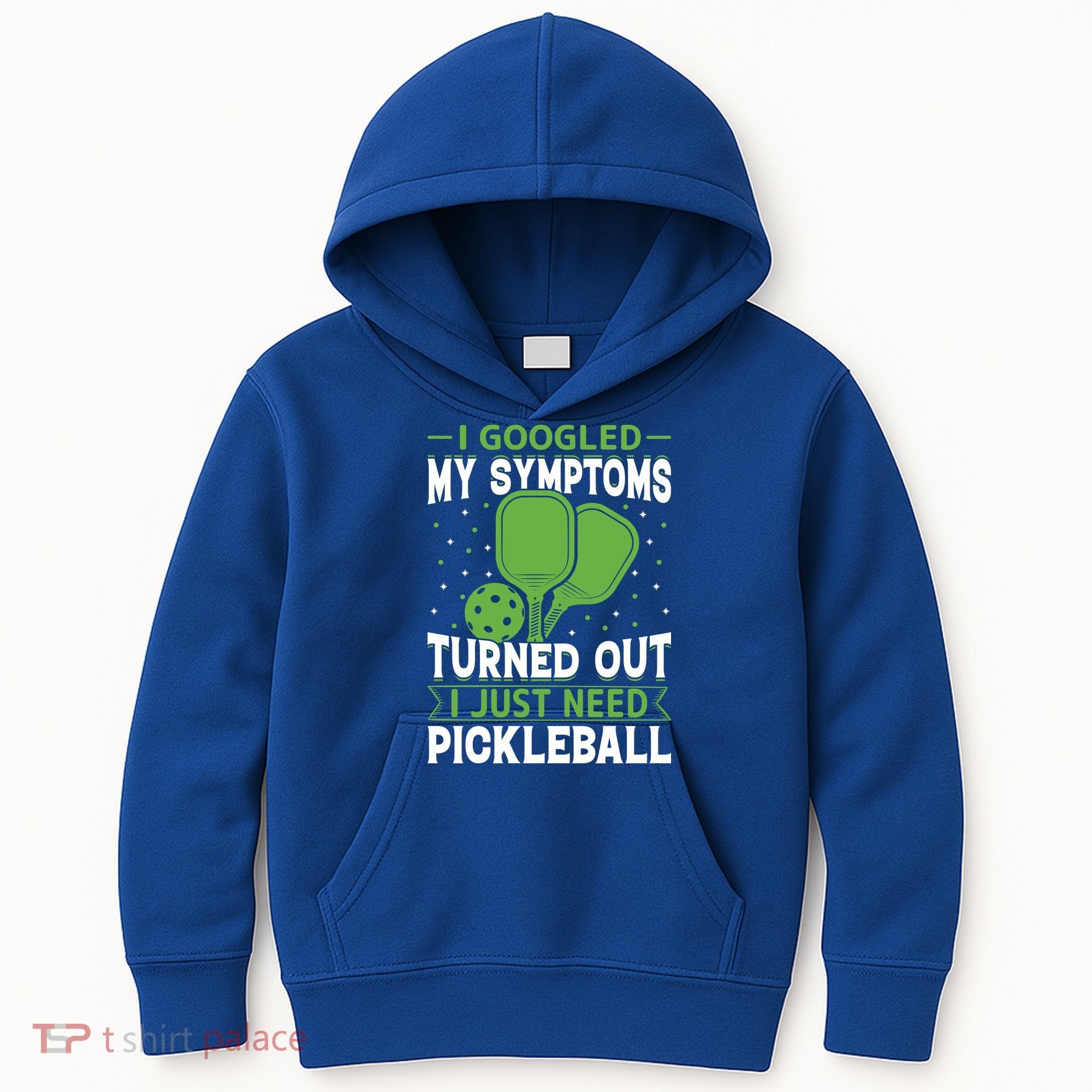 I Googled My Symptoms I Just Need Pickleball Kids Hoodie