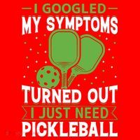 I Googled My Symptoms I Just Need Pickleball Santa Hat thumb 1