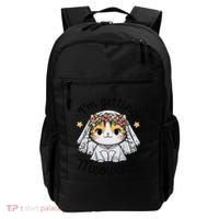 IM Getting Meowied Bridesmaid Bachelorette Party Kawaii Cat Backpack thumb 0