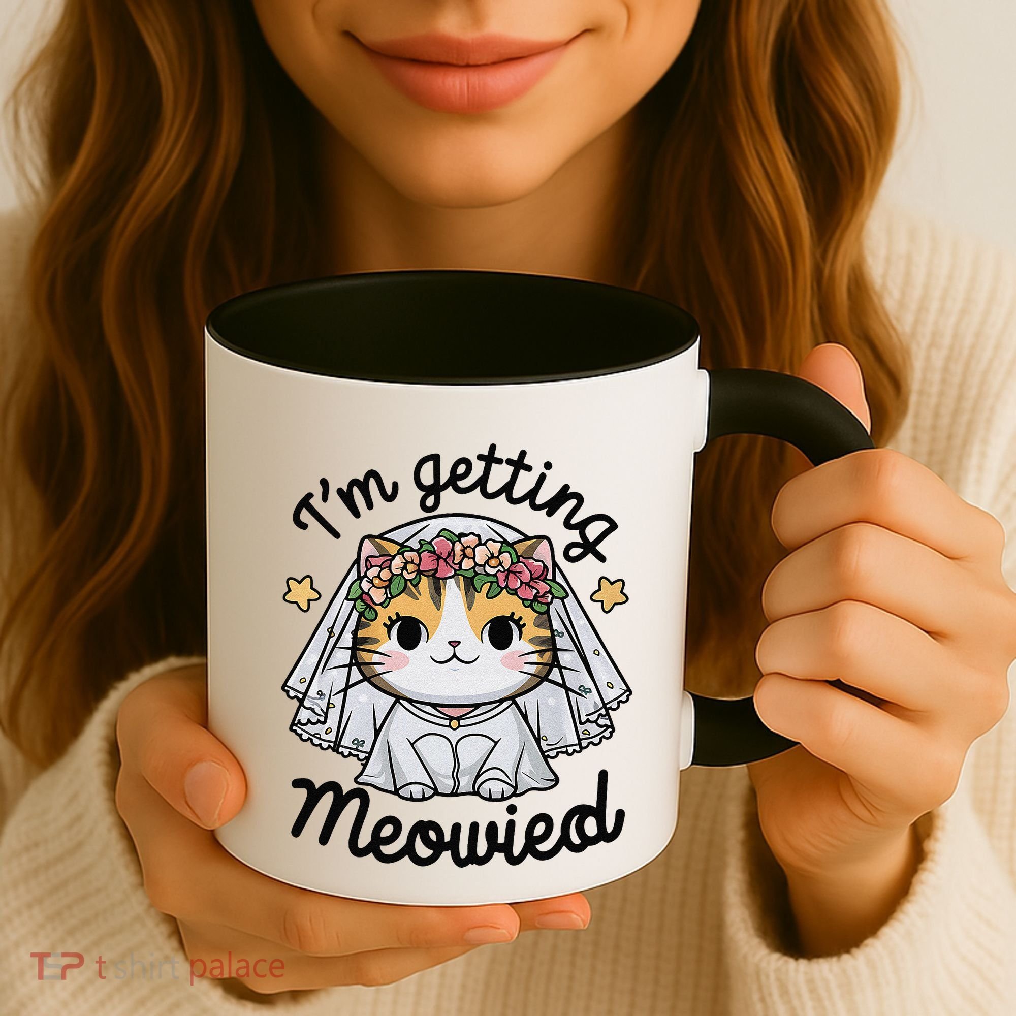 IM Getting Meowied Bridesmaid Bachelorette Party Kawaii Cat Coffee Mug