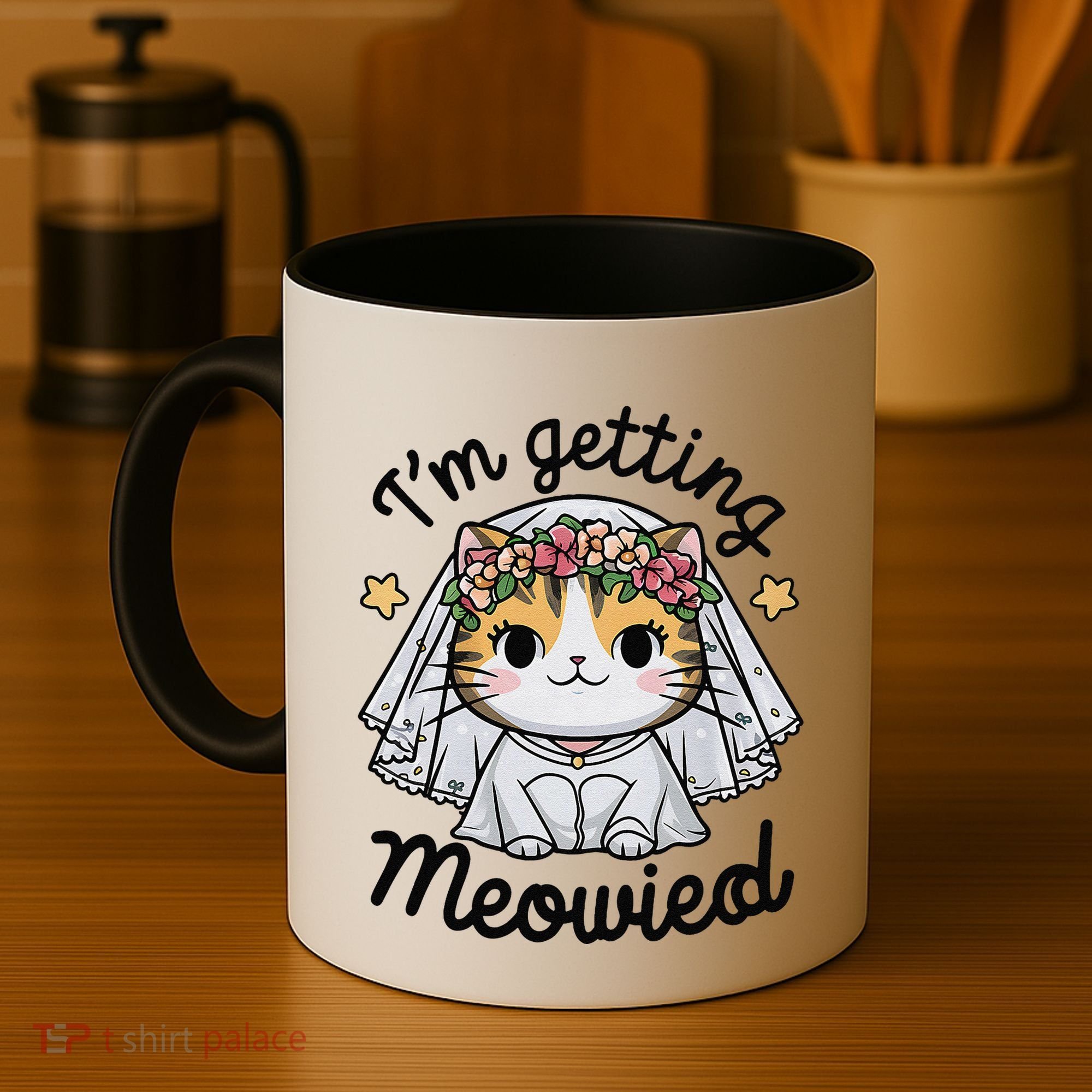 IM Getting Meowied Bridesmaid Bachelorette Party Kawaii Cat Coffee Mug