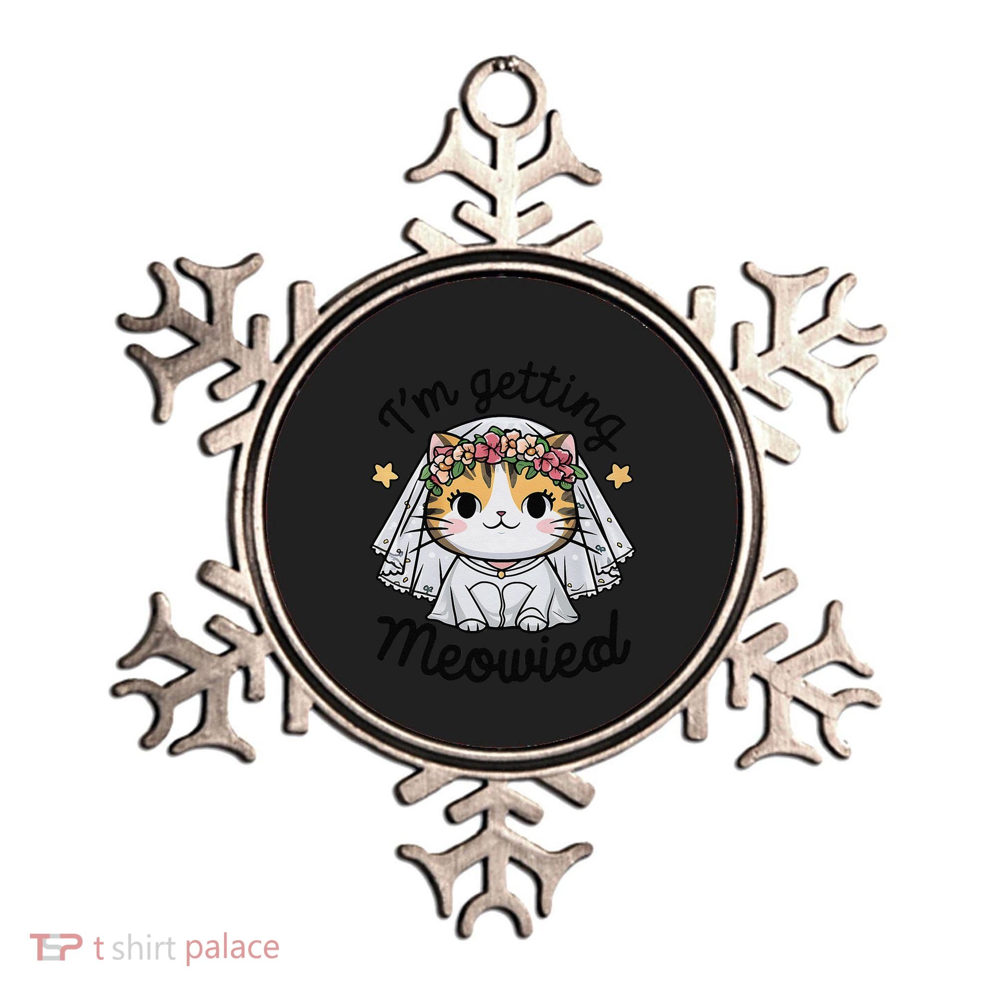 IM Getting Meowied Bridesmaid Bachelorette Party Kawaii Cat Ornament