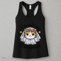 IM Getting Meowied Bridesmaid Bachelorette Party Kawaii Cat Women's Tank Top thumb 3
