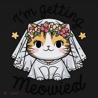 IM Getting Meowied Bridesmaid Bachelorette Party Kawaii Cat Women's Tank Top thumb 5