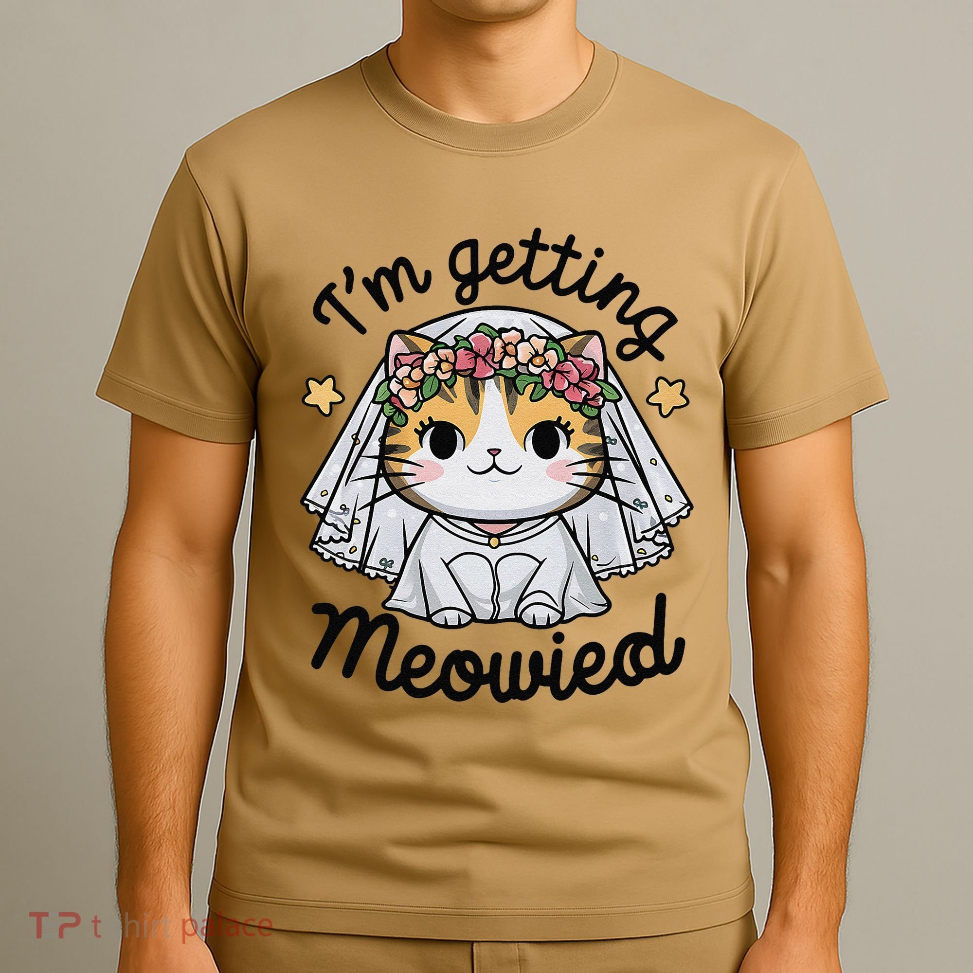 IM Getting Meowied Bridesmaid Bachelorette Party Kawaii Cat T-Shirt