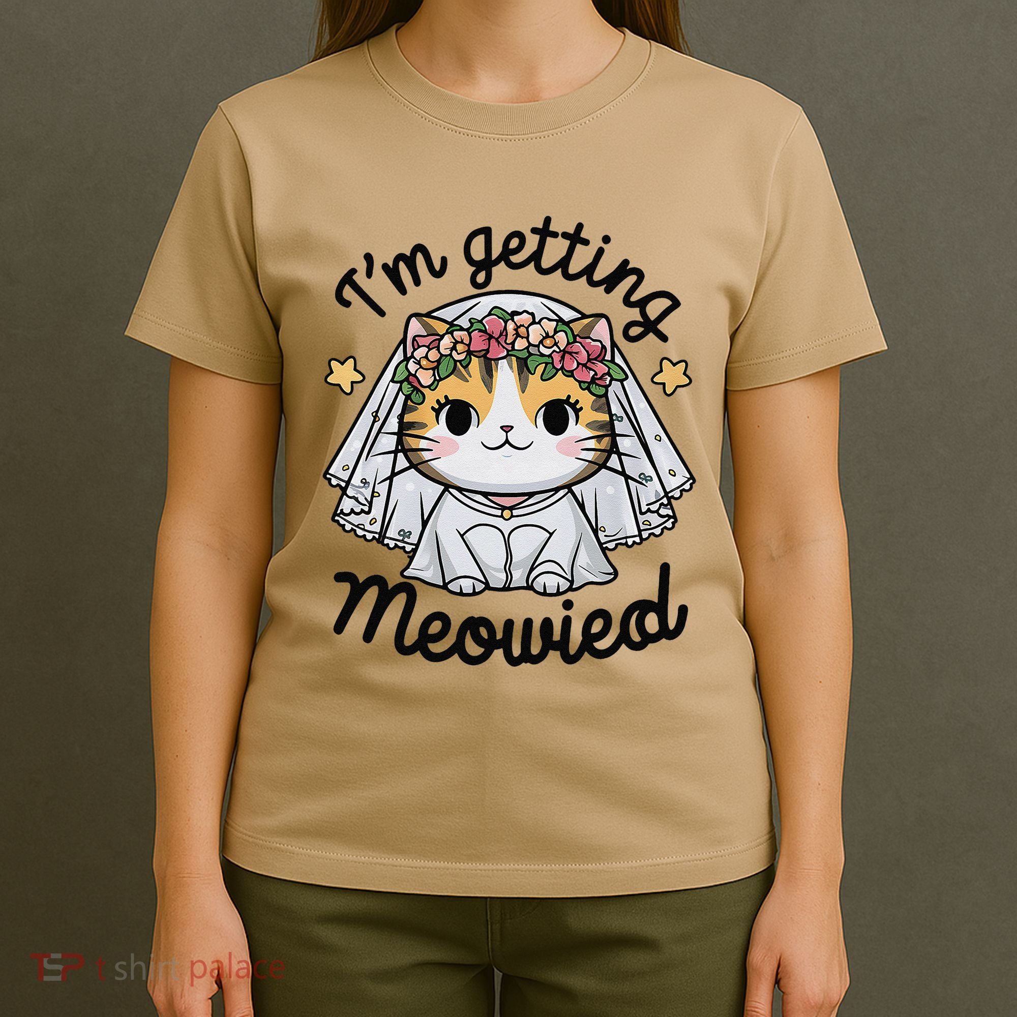 IM Getting Meowied Bridesmaid Bachelorette Party Kawaii Cat T-Shirt
