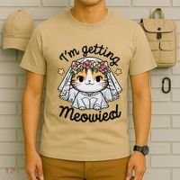 IM Getting Meowied Bridesmaid Bachelorette Party Kawaii Cat T-Shirt thumb 6