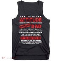 I Get My Attitude From My Freaking Awesome Dad! Pullover Hoodie Tank Top thumb 0