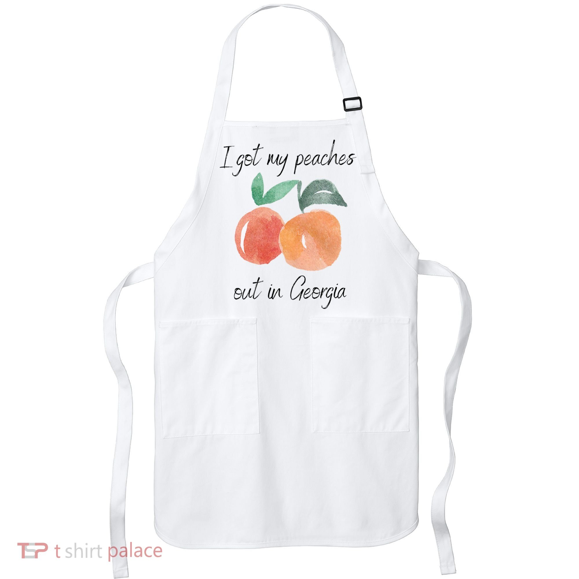 I Got My Peaches Out In Georgia Lyrics Song Funny Fruit Apron