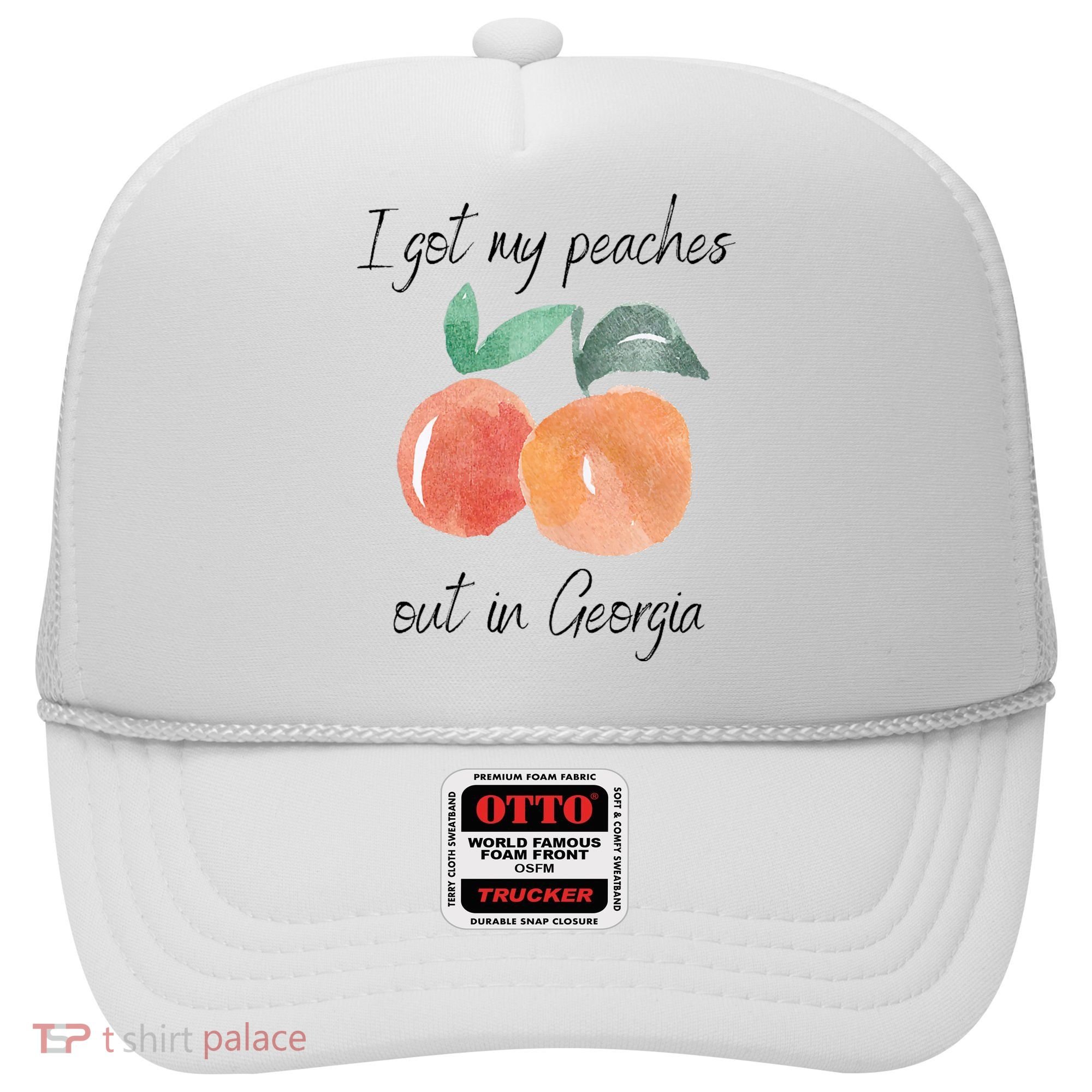 I Got My Peaches Out In Georgia Lyrics Song Funny Fruit Hat