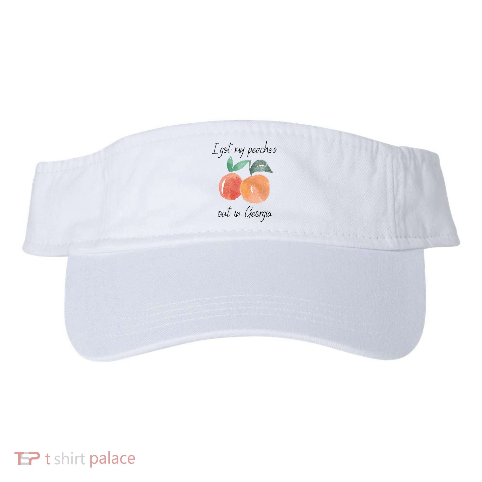 I Got My Peaches Out In Georgia Lyrics Song Funny Fruit Visor