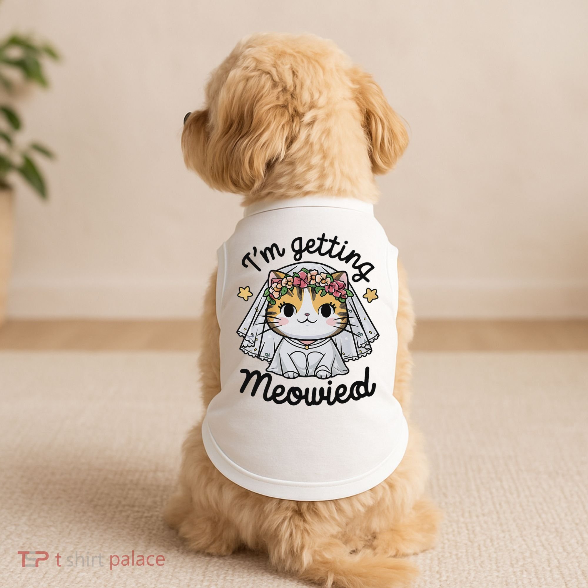 I'm Getting Meowied Bridesmaid Bachelorette Party Kawaii Cat Doggie Tank
