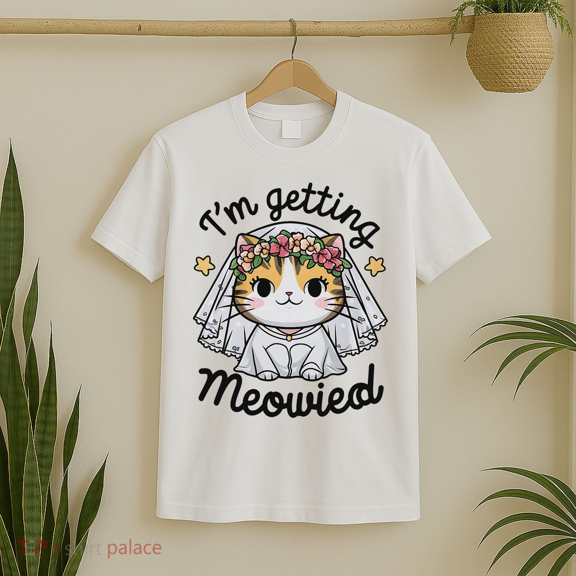 I'm Getting Meowied Bridesmaid Bachelorette Party Kawaii Cat T-Shirt