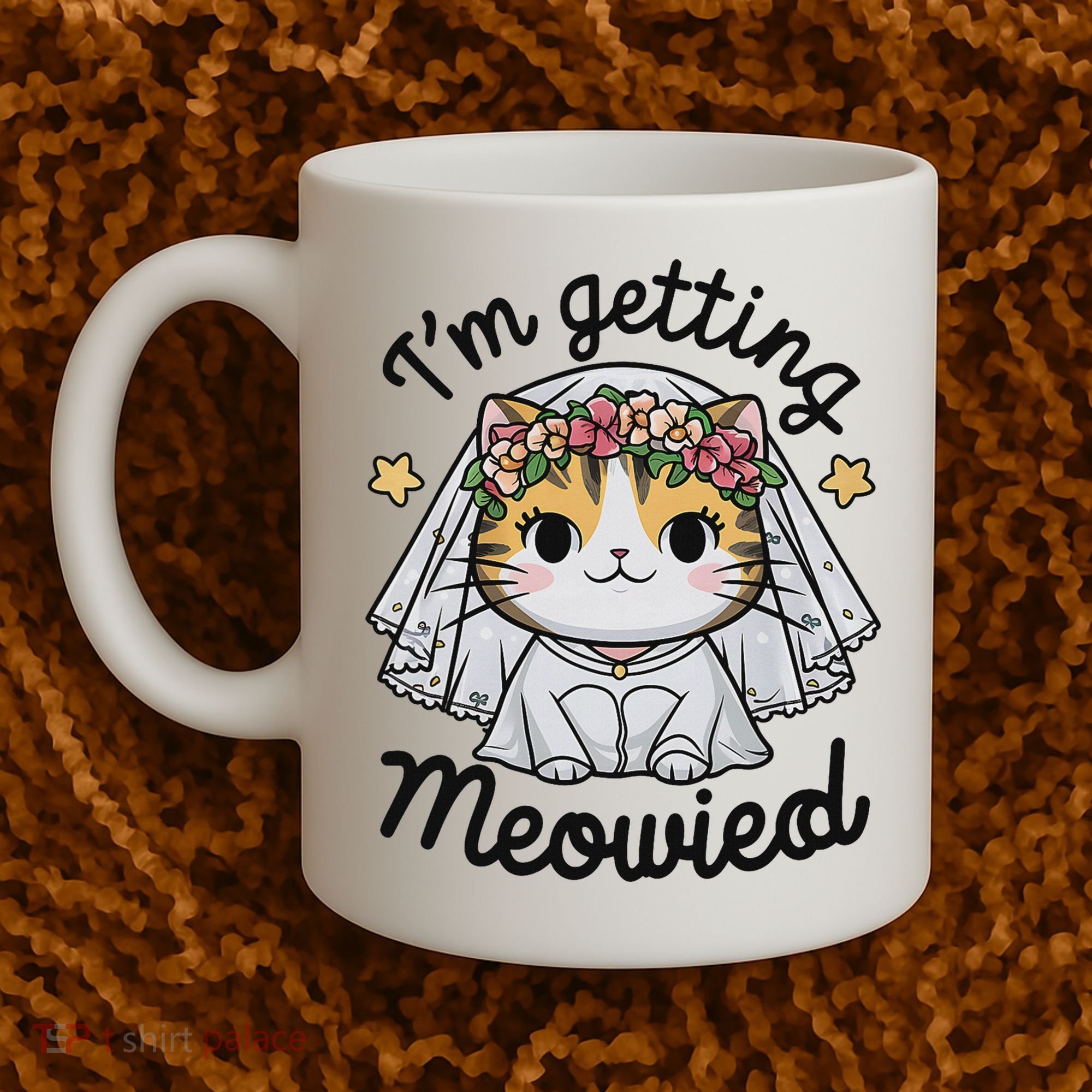 I'm Getting Meowied Bridesmaid Bachelorette Party Kawaii Cat Coffee Mug