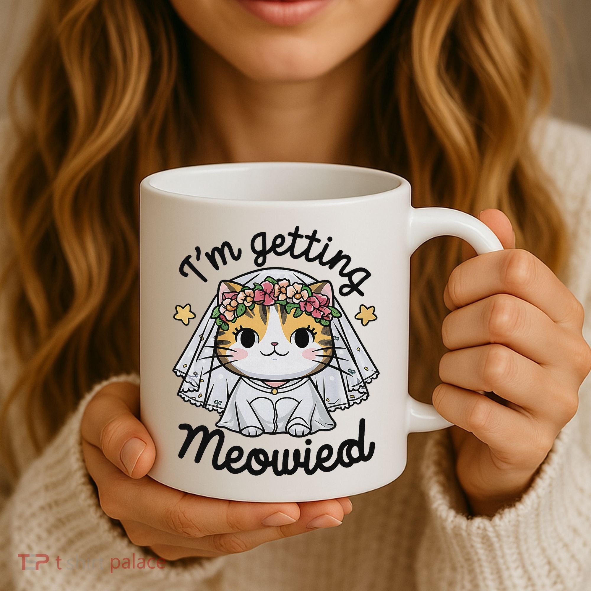 I'm Getting Meowied Bridesmaid Bachelorette Party Kawaii Cat Coffee Mug