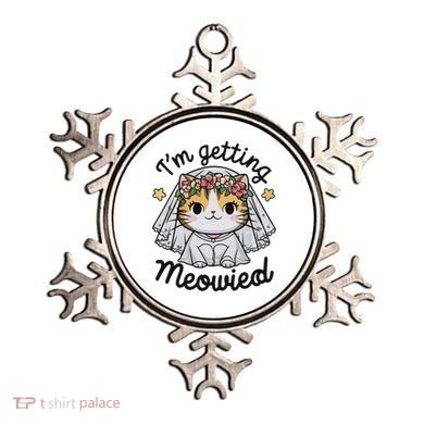 I'm Getting Meowied Bridesmaid Bachelorette Party Kawaii Cat Ornament