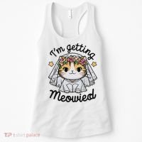 I'm Getting Meowied Bridesmaid Bachelorette Party Kawaii Cat Women's Tank Top thumb 0