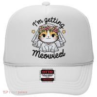 I'm Getting Meowied Bridesmaid Bachelorette Party Kawaii Cat Hat thumb 0