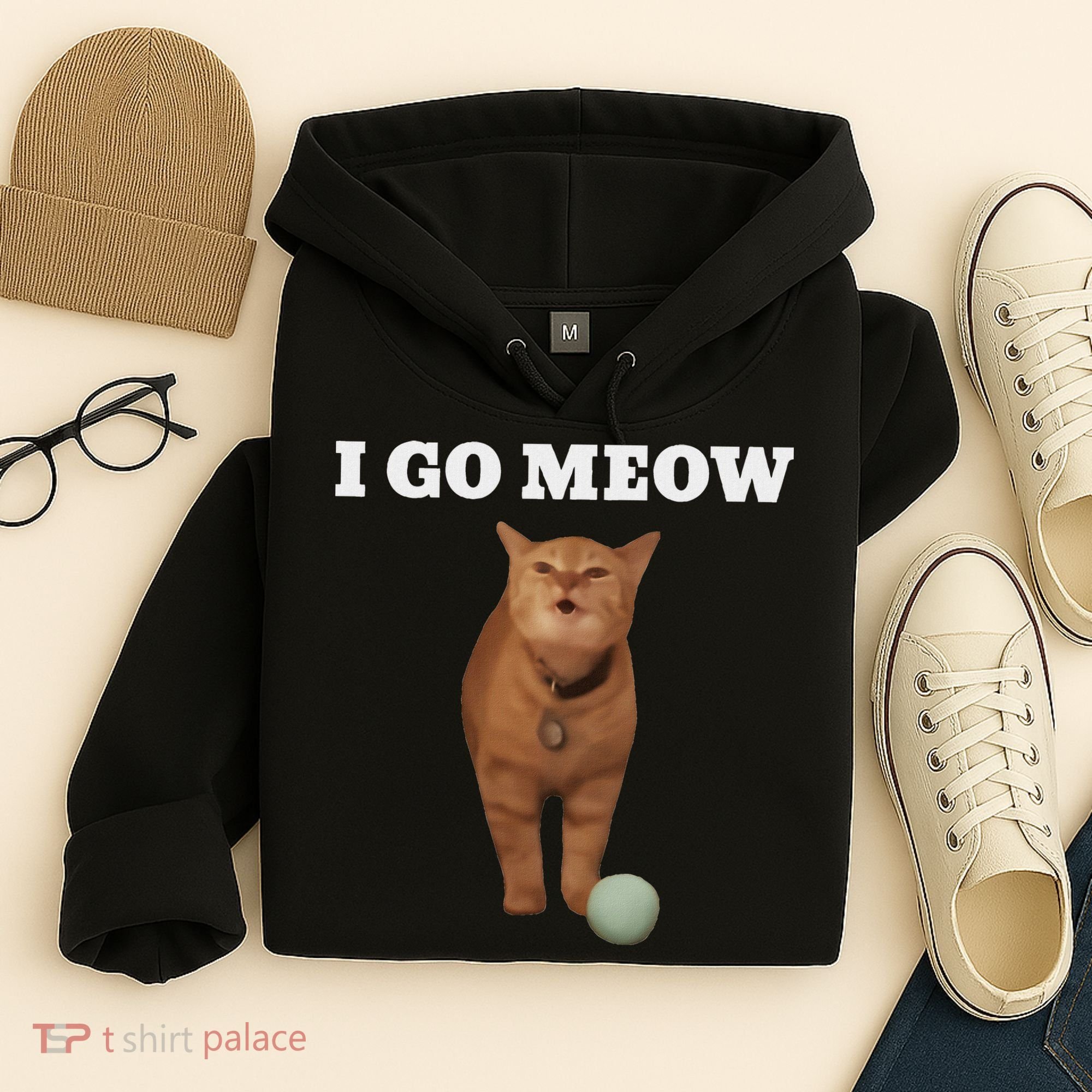 I Go Meow Cat Meme Hoodie
