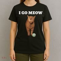 I Go Meow Cat Meme T-Shirt thumb 4