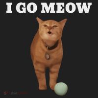 I Go Meow Cat Meme Beanie thumb 2