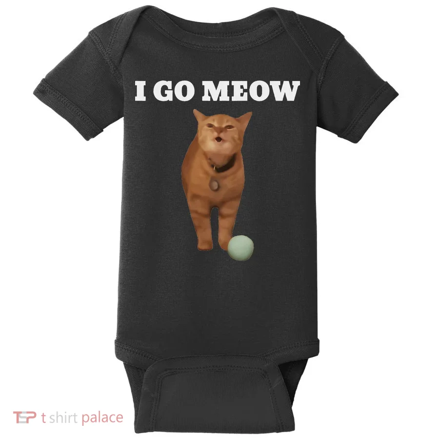 I Go Meow Cat Meme Baby Bodysuit
