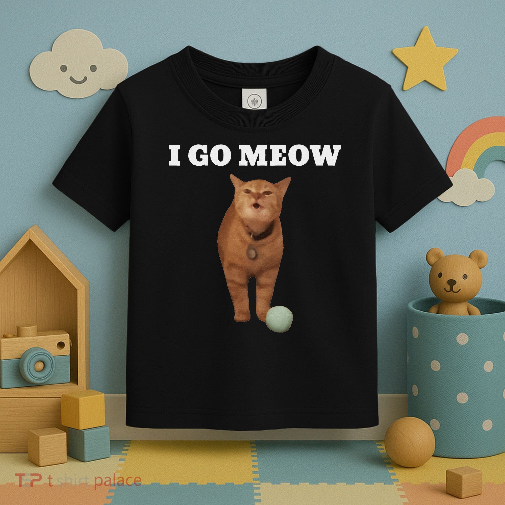 I Go Meow Cat Meme Toddler T-Shirt