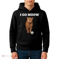 I Go Meow Cat Meme Kids Hoodie thumb 4