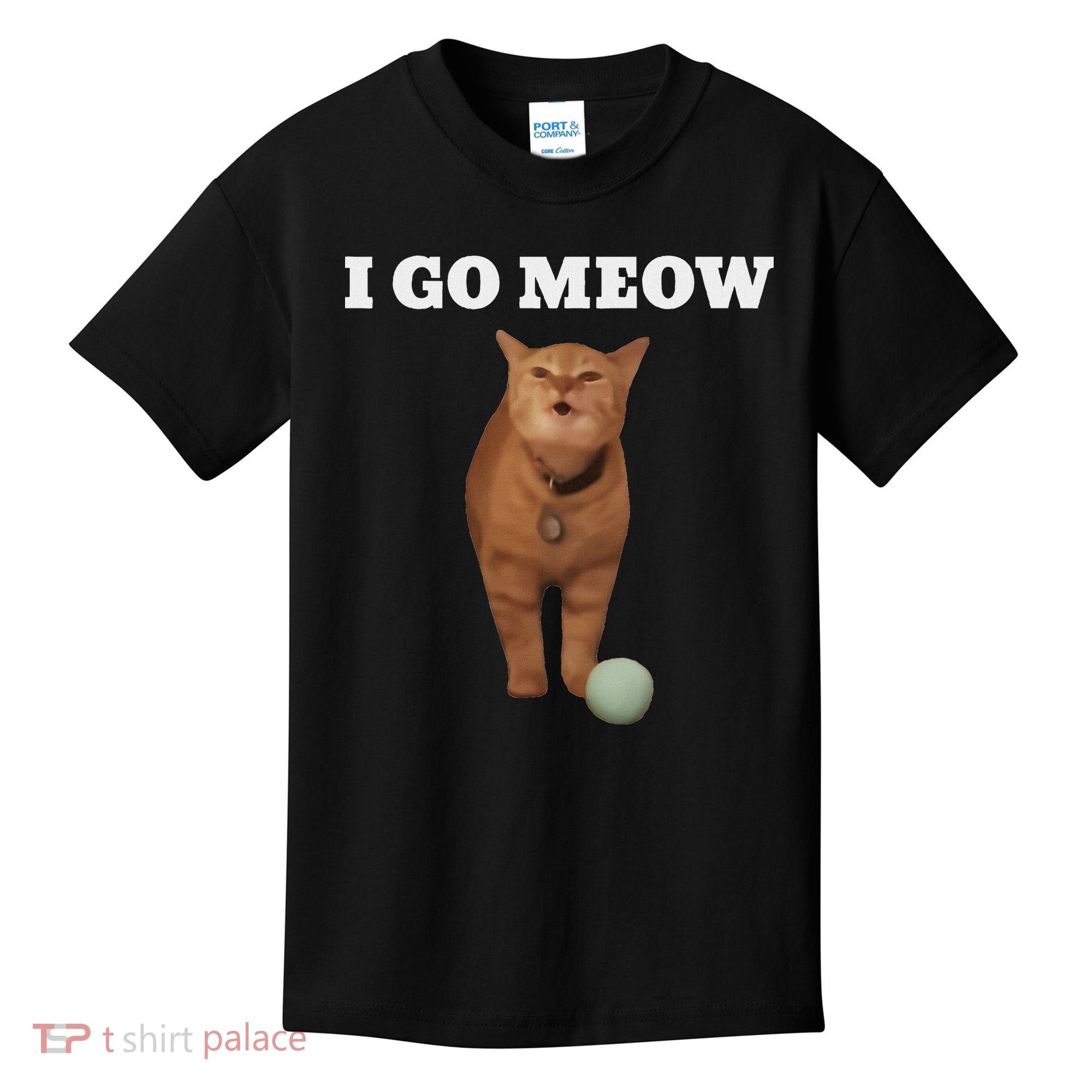 I Go Meow Cat Meme Kids T-Shirt